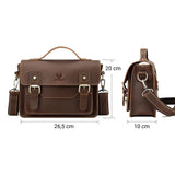 Besace en cuir homme vintage dimensions