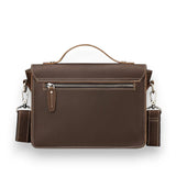 Besace en cuir homme vintage de dos