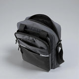 Grande sacoche bandoulière homme multiples poches