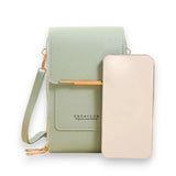 Mini sac bandoulière pour téléphone et cartes