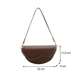 Petit sac bandoulière en cuir synthétique dimensions