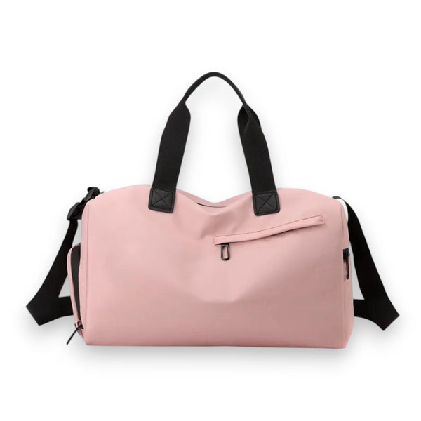 Petit sac de voyage avec compartiment chaussures rose