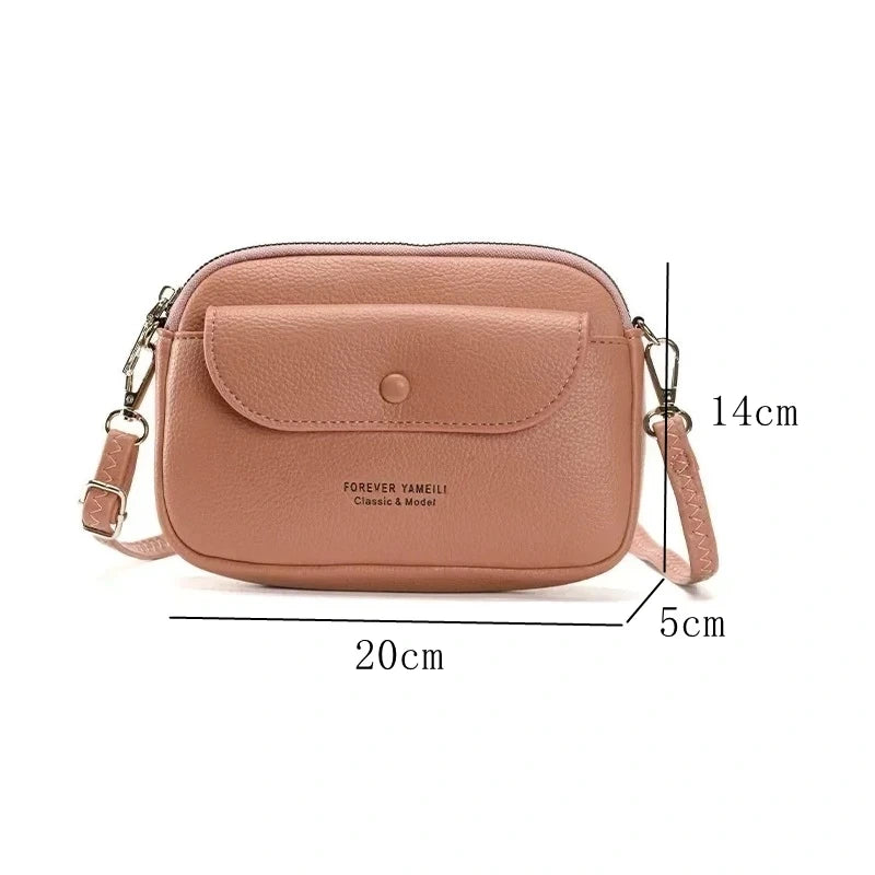 Petit sac en cuir bandoulière pour femme dimensions