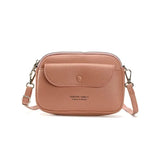 Petit sac en cuir bandoulière pour femme rose
