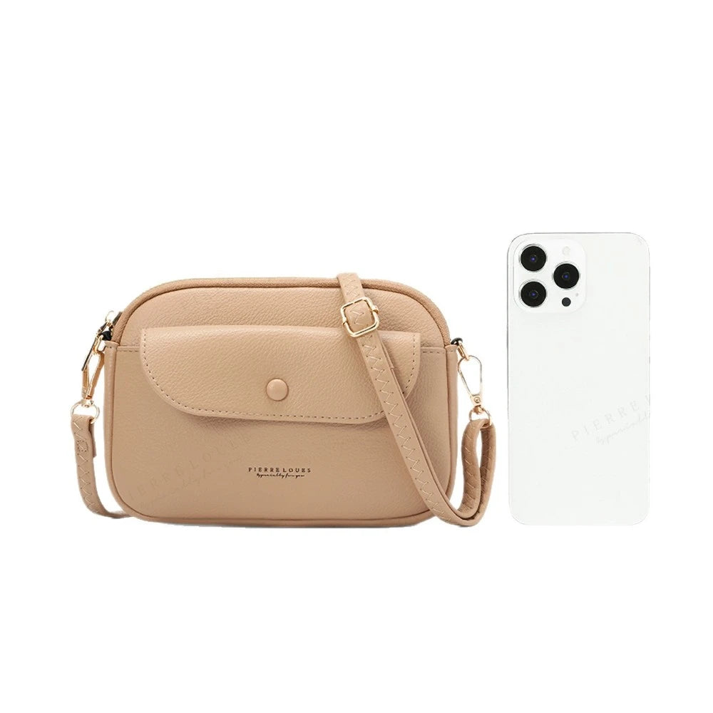 Petit sac en cuir bandoulière pour femme téléphone