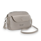 Petit sac en cuir bandoulière pour femme de trois quarts