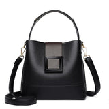 Petit sac seau fourre-tout femme noir
