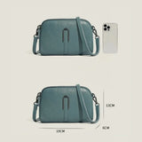 Pochette bandoulière femme en cuir dimensions