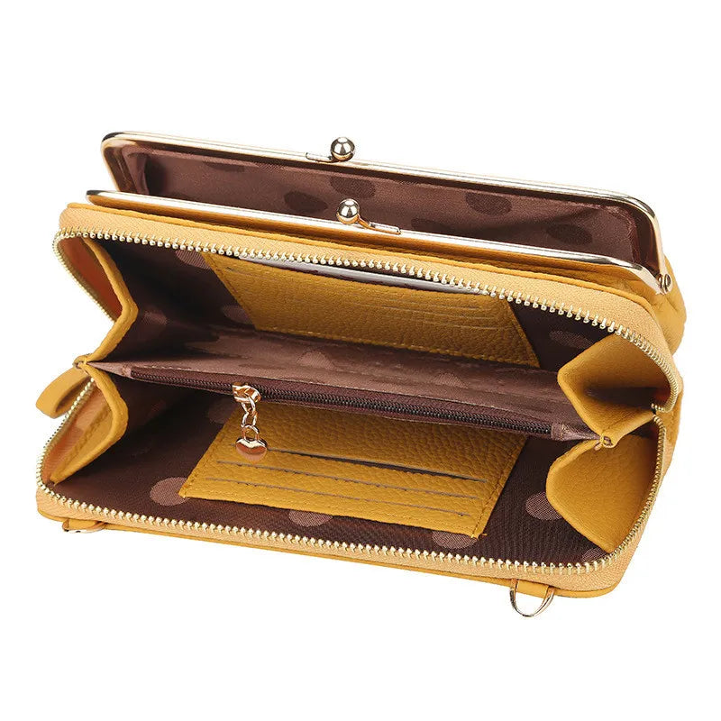 Pochette portefeuille femme intérieur