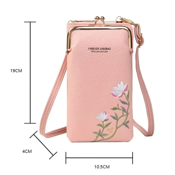Pochette téléphone bandoulière femme dimensions