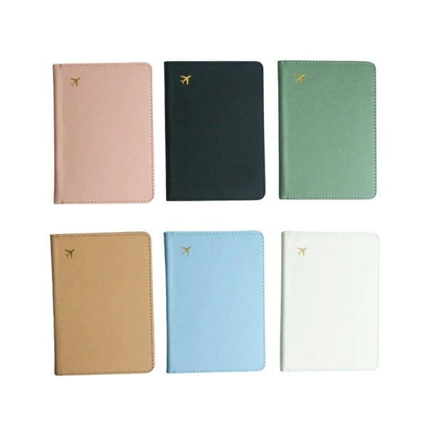 Protège passeport en simili cuir 6 coloris