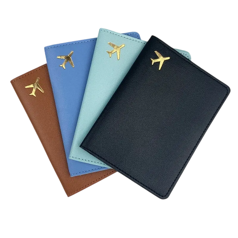 Protège passeport en simili cuir