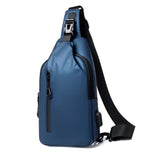 Sac à dos et poitrine bandoulière bleu