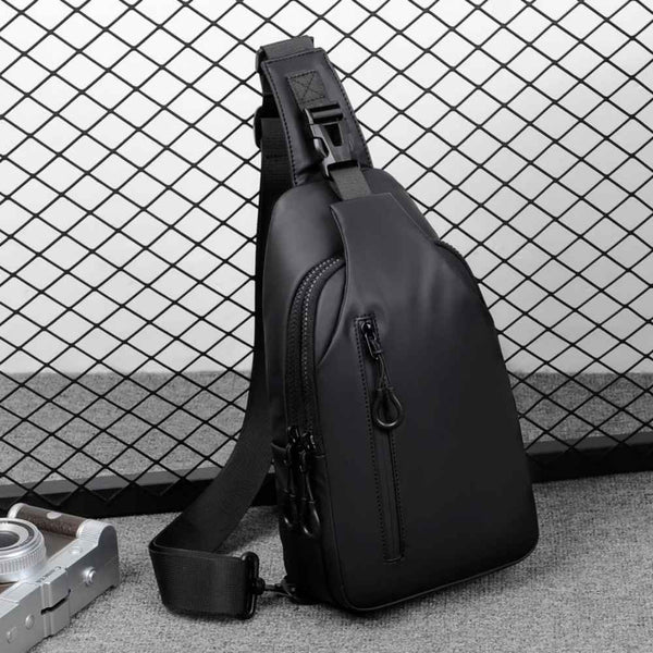 Sac à dos et poitrine bandoulière lifestyle