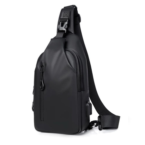 Sac à dos et poitrine bandoulière noir