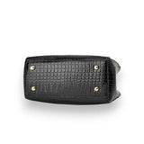 Sac à main bandoulière femme simili cuir croco dessous