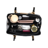 Sac à main bandoulière femme simili cuir croco intérieur