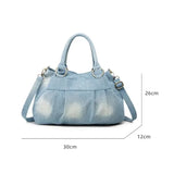 Sac à main en jean bandoulière dimensions