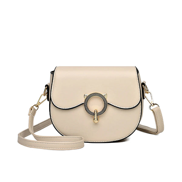 Sac bandoulière besace femme beige