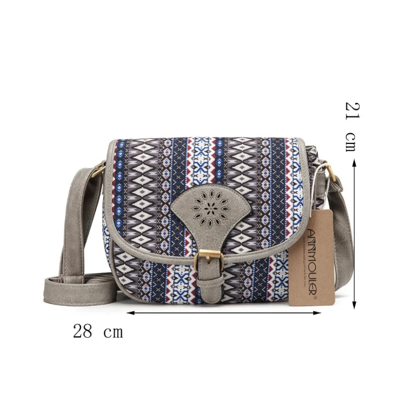 Sac bandoulière bohème chic dimensions