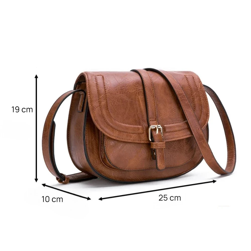 Sac à bandoulière en simili cuir pour femme