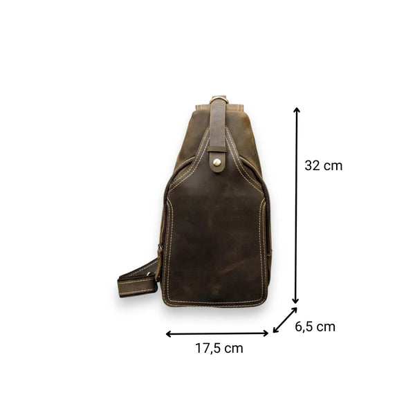Sac bandoulière en cuir pour homme dimensions