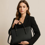Sac bandoulière de cours noir femme