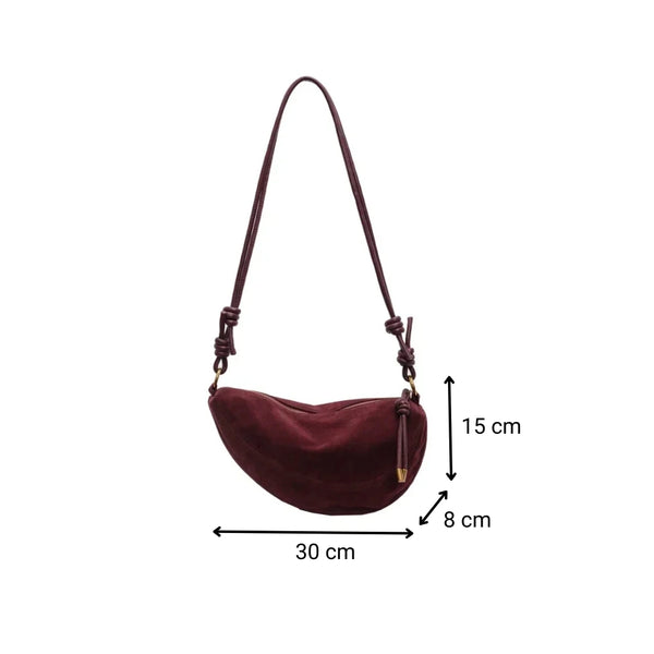 Sac bandoulière en daim femme dimensions