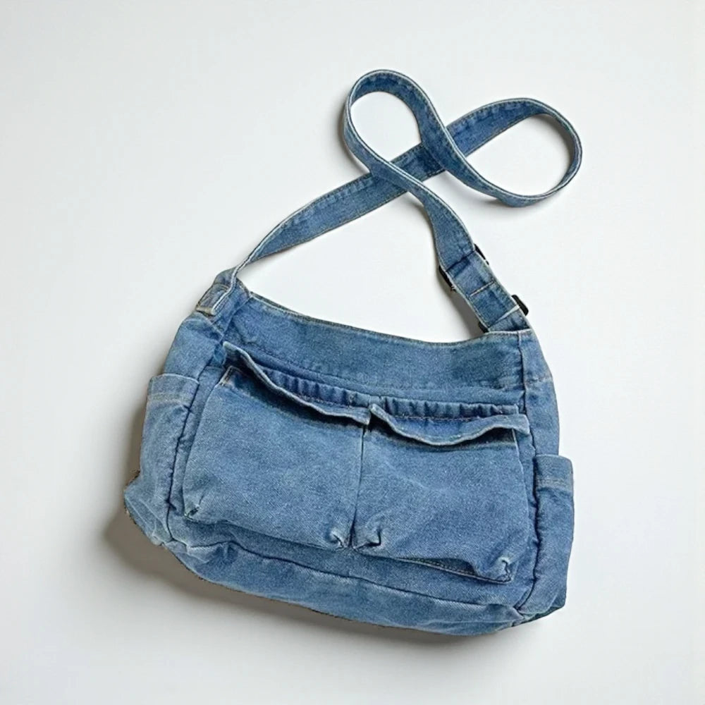 Sac bandoulière en jean