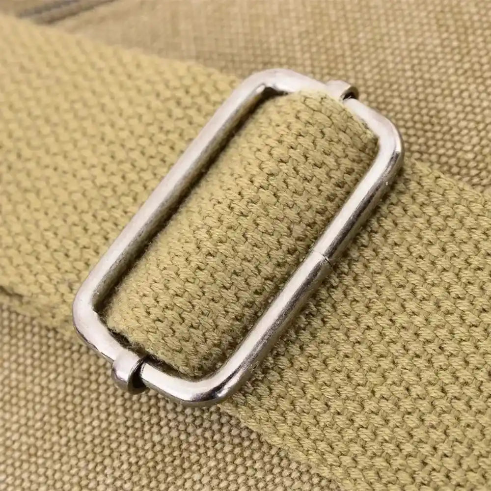 Sac en bandoulière en toile détails