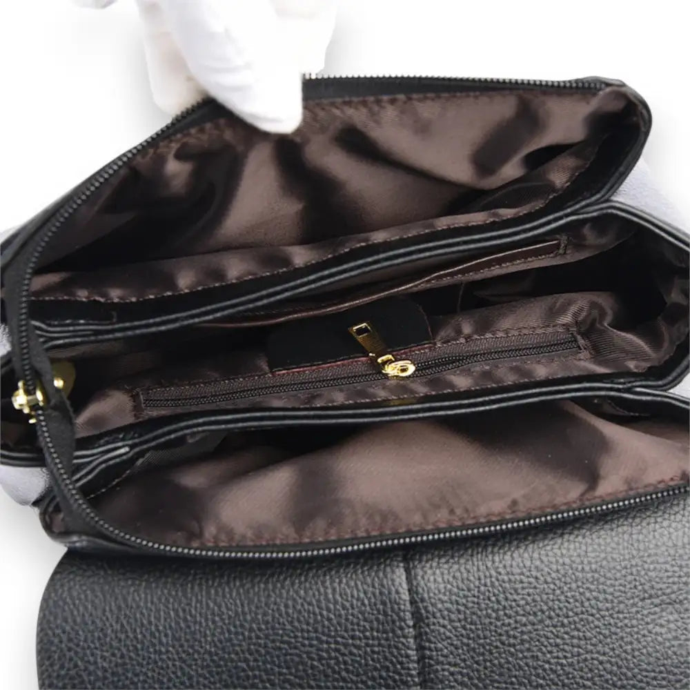 Sac bandoulière femme en cuir style luxe