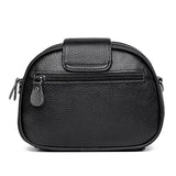 Sac bandoulière femme en cuir véritable, vue arrière