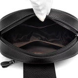 Sac bandoulière femme en cuir véritable, vue intérieure