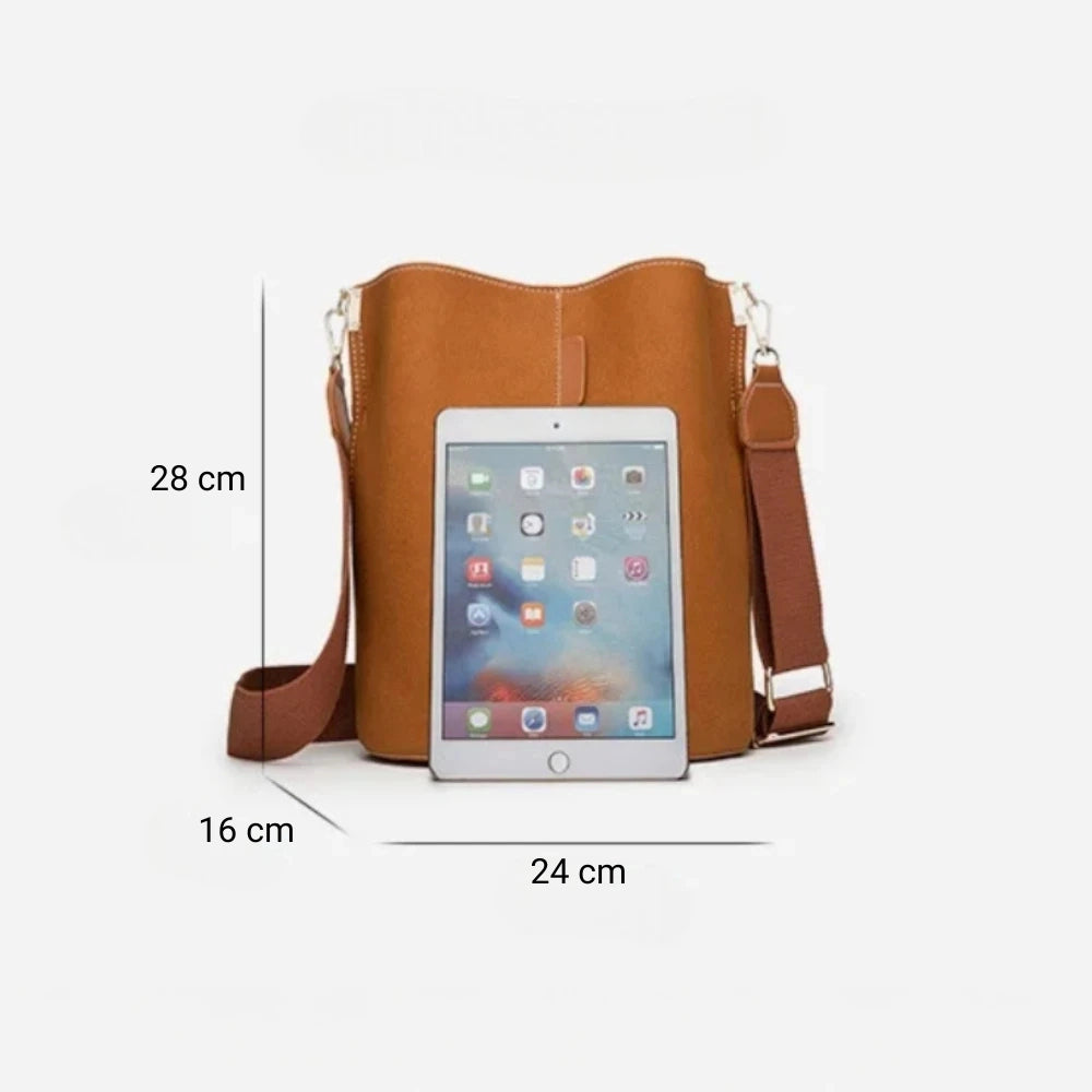 Sac bandoulière femme en daim dimensions