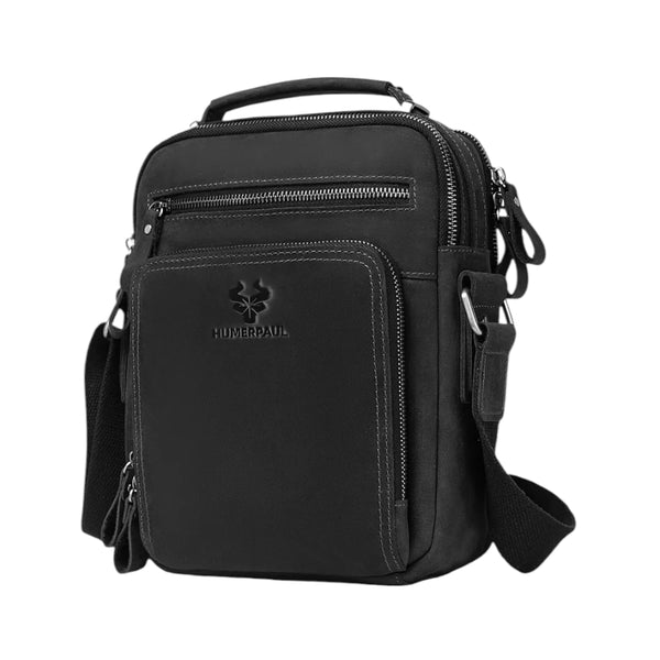 Sac bandoulière pour homme en cuir véritable