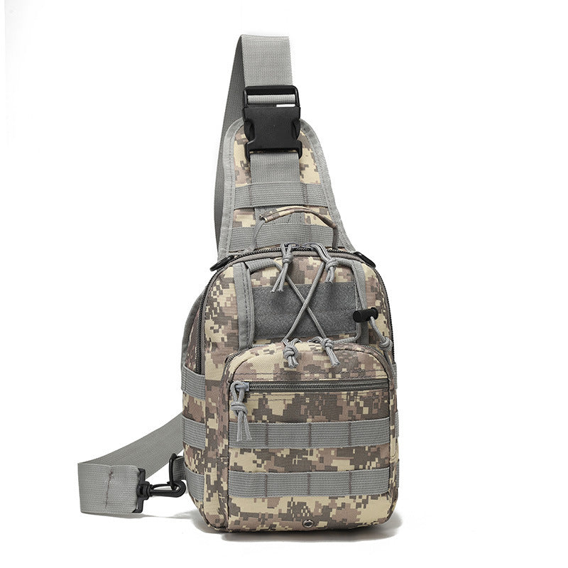 Sac bandoulière militaire gris camouflage
