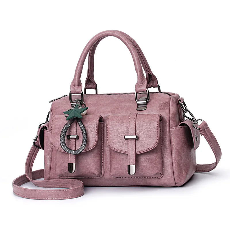Sac bandoulière original rétro vintage rose