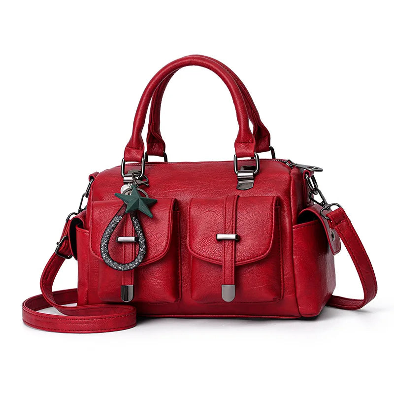 Sac bandoulière original rétro vintage rouge
