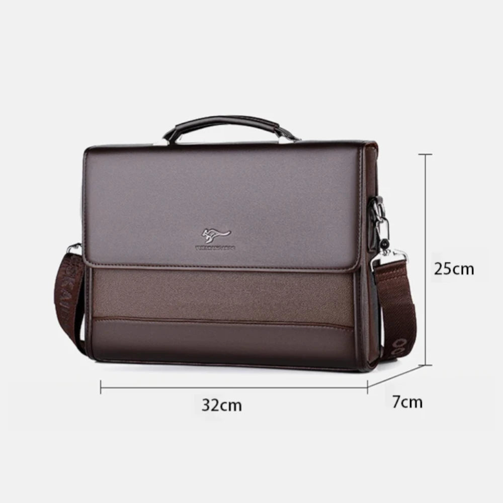 Sac bandoulière porte-documents en cuir dimensions