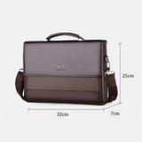 Sac bandoulière porte-documents en cuir dimensions