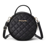 Sac bandoulière rond noir