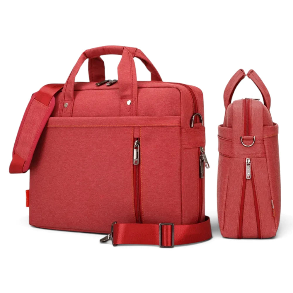 Sac bandoulière rouge pour ordinateur portable