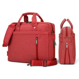 Sac bandoulière rouge pour ordinateur portable