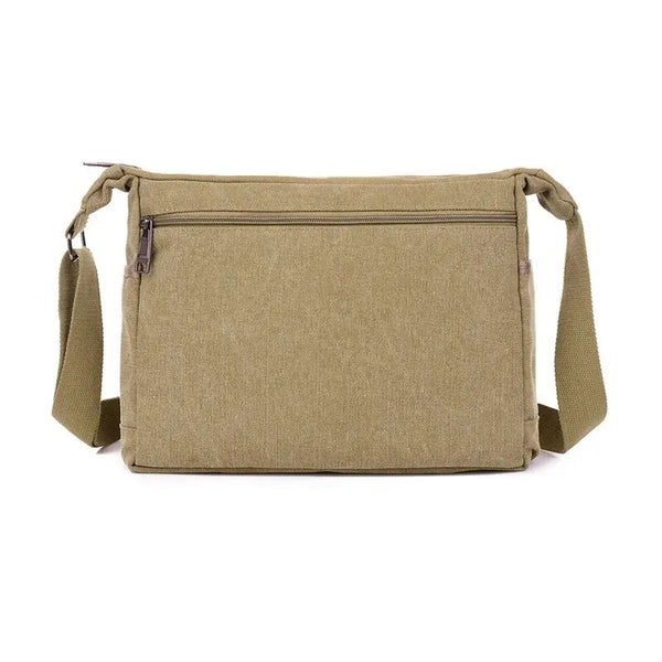 Sac en bandoulière en toile neige arrière