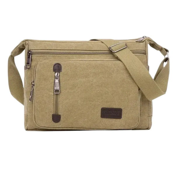 Sac en bandoulière en toile beige
