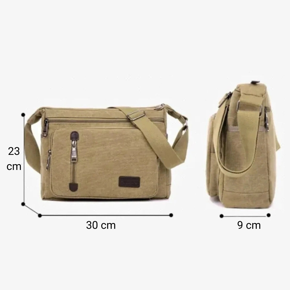 Sac en bandoulière en toile dimensions