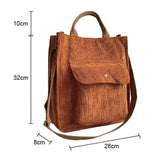 Sac bandoulière velours dimensions