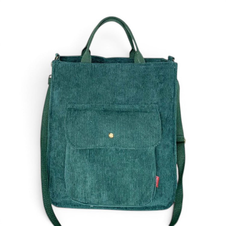 Sac bandoulière velours vert