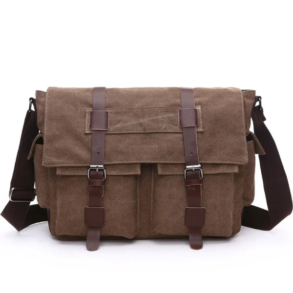Sac en bandoulière vintage marron