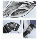 Sac besace bandoulière homme imperméable intérieur